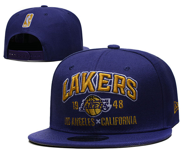 Los Angeles Lakers Stitched Snapback Hats 086